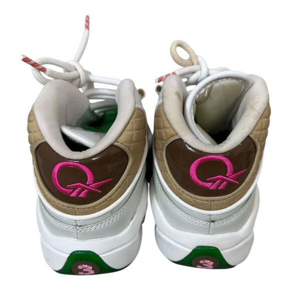 Hasbro x Reebok Question Mid 'Candy Land' White GZ0081 Rare M5/W7 STAINED - Picture 4 of 11